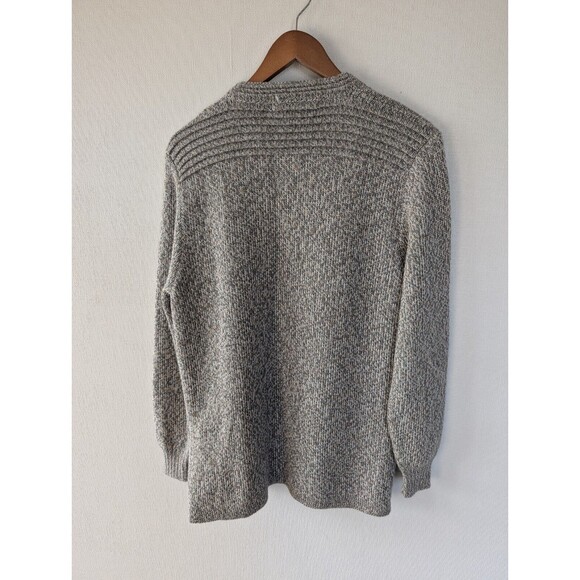 Simply Natural Alpaca Cardigan Size M Open Front Long Sweater Pockets Minimalist - Picture 12 of 12